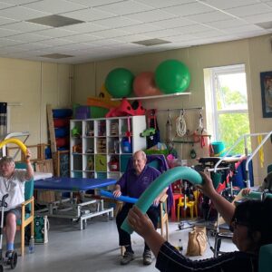 Exercise to music class